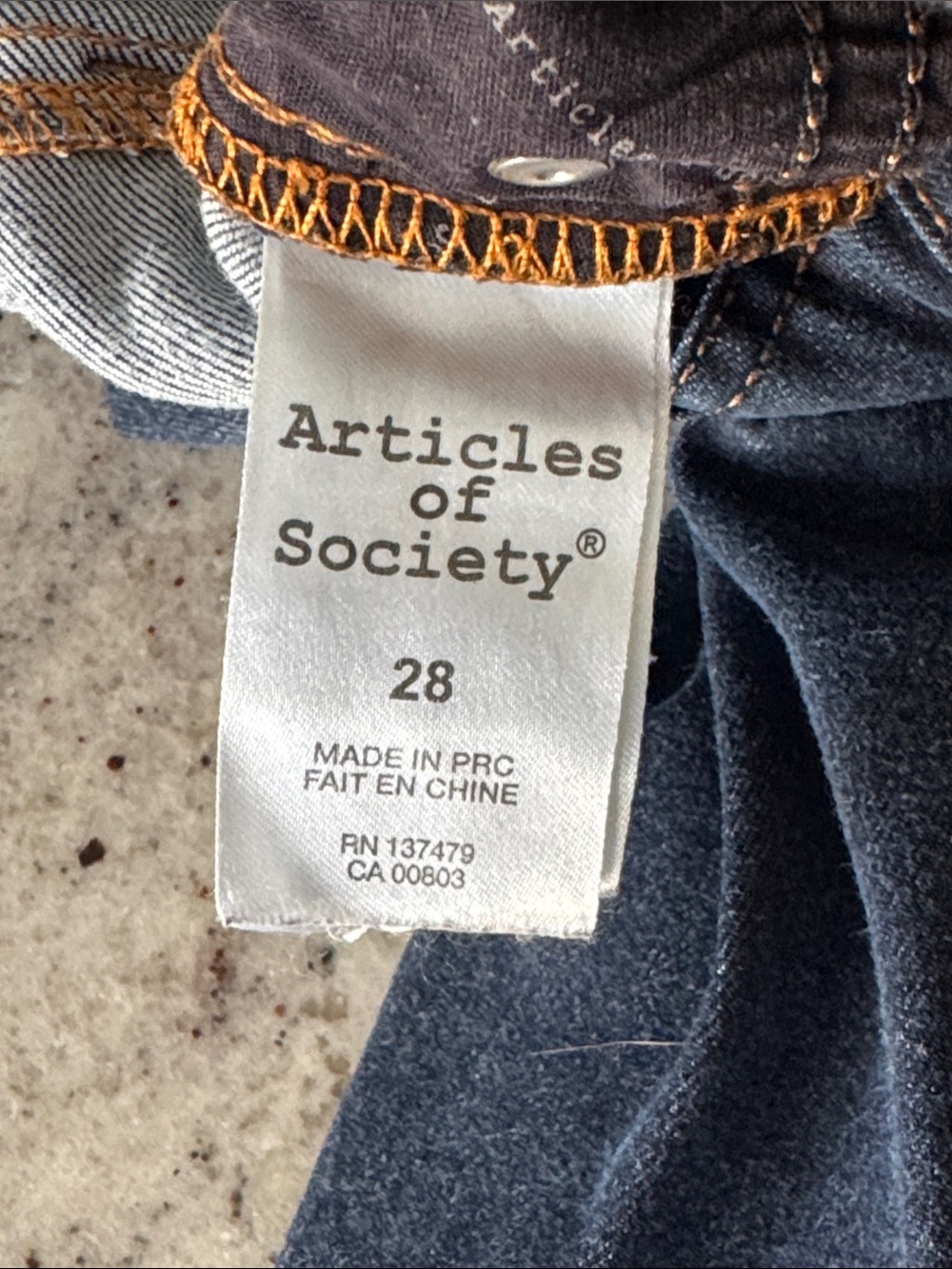 Articles Of Society Dark Indigo Skinny Jeans - Picture 5 of 5